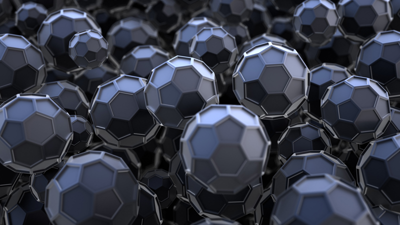 Premium Photo | 3d rendering of graphene molecular grid