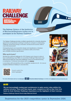 Railway Challenge 2025 poster