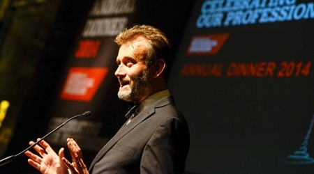 Institution's Annual Dinner 2014 speaker Hugh Dennis