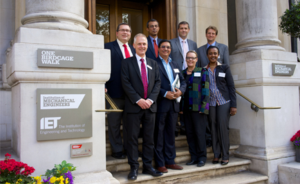 International experts and stakeholders gathered with Dr Tim Fox at the Institution's headquarters in London