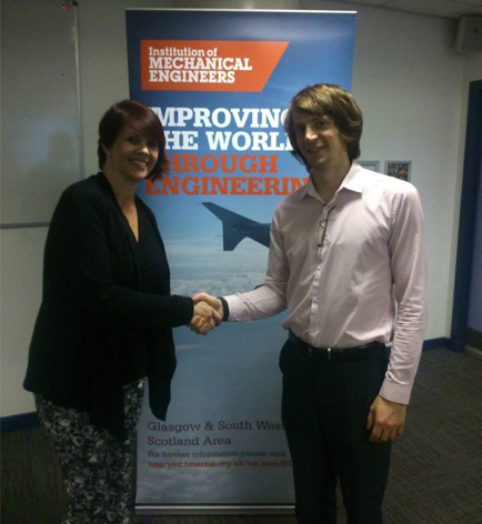 Neil Harrison, winner of Speak Out for Engineering 2014 Neil Harrison, winner of Speak Out for Engineering 2014