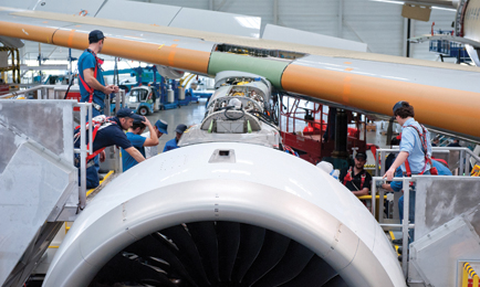 Attractive sector: Aerospace programmes can sustain suppliers for decades