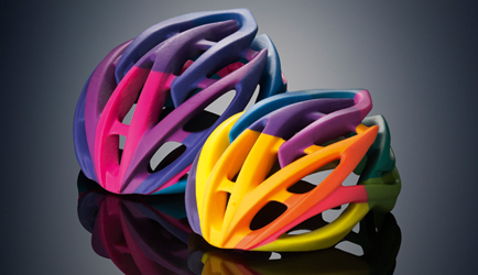 Design cycle: Bike helmets produced using Stratasys hardware
