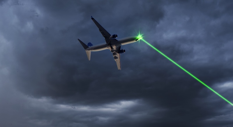 Shooting planes with lasers could help them stay in the airImage