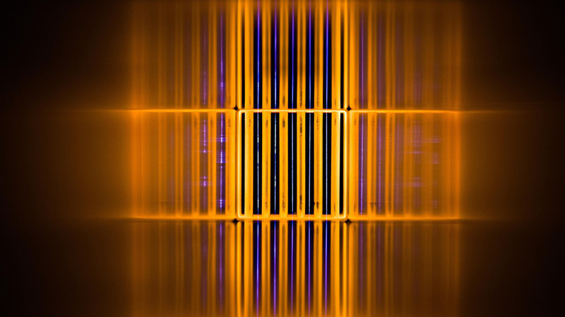 A set of parallel wires, known as a plasma transducer, is used to ionise air particles (Credit: EPFL/ LTS2/ Stanislav Sergeev and Mathias Delahaye)