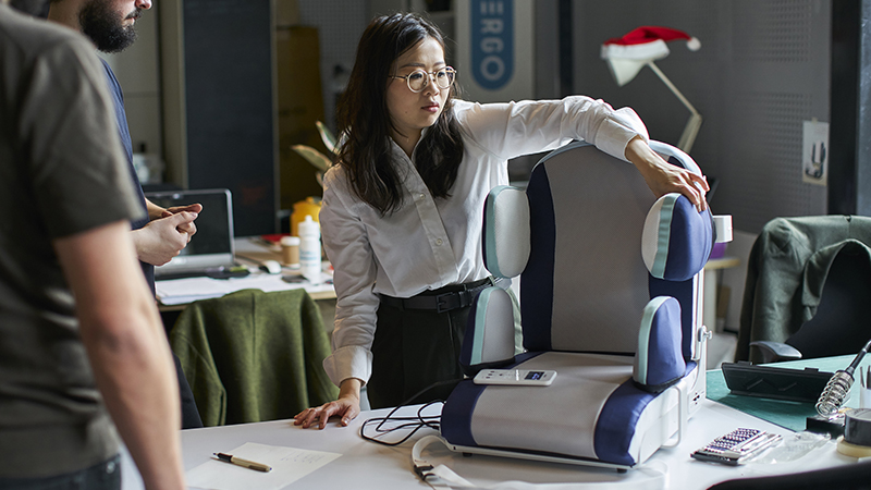 The Aergo posture support system would not have been possible 10 years ago, says creator Sheana Yu
