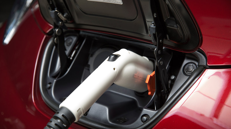 Nissan leaf electric car