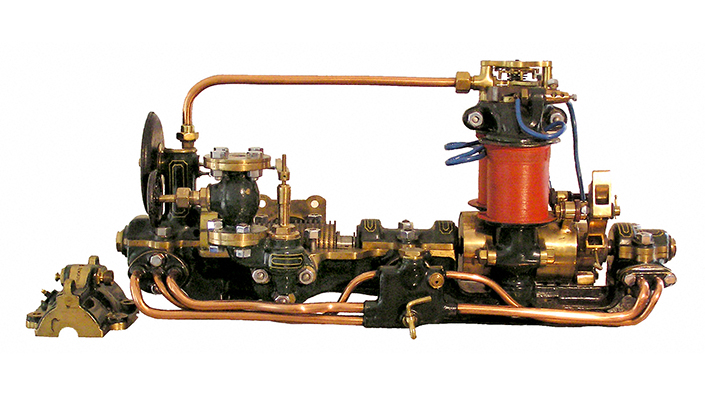 Parsons 5kW turbogenerator set from around 1880