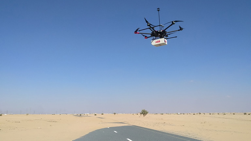 An ABB drone on the hunt for methane (Credit: ABB)