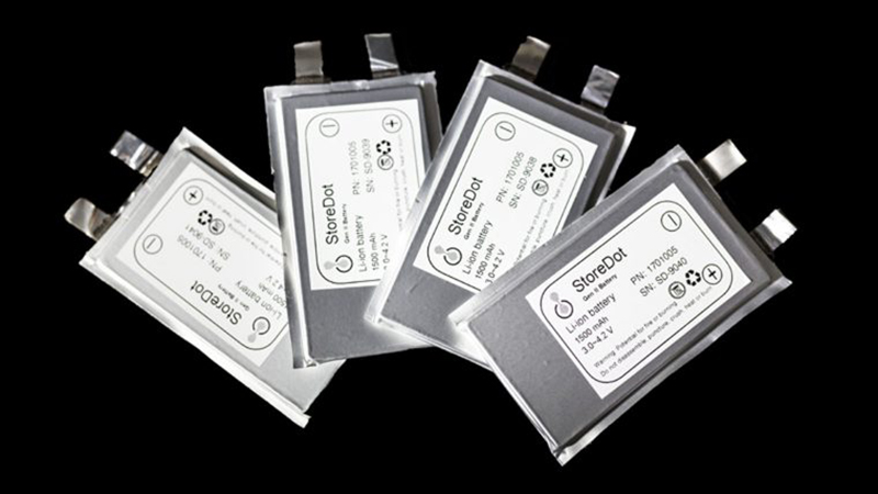The five-minute charge batteries from StoreDot (Credit: StoreDot)