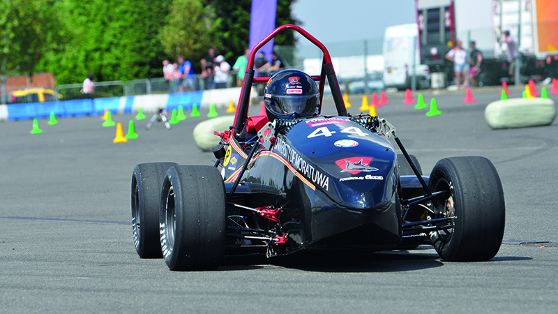 Formula Student includes high speed track events on top of its solid engineering basis (Credit: IMechE/ Formula Student)
