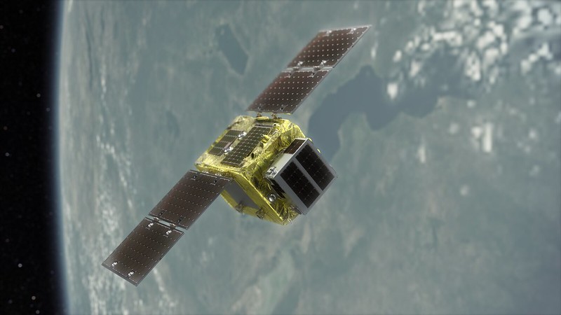 The ELSA-d satellite from Astroscale will demonstrate technology for the removal of dangerous space debris (Credit: Astroscale)