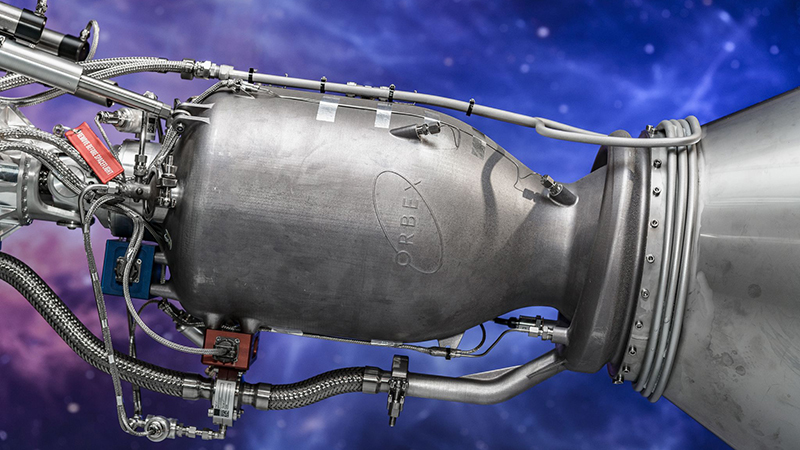 The new 3D printer will build entire Orbex rocket engines (pictured) in one go (Credit: Orbex)