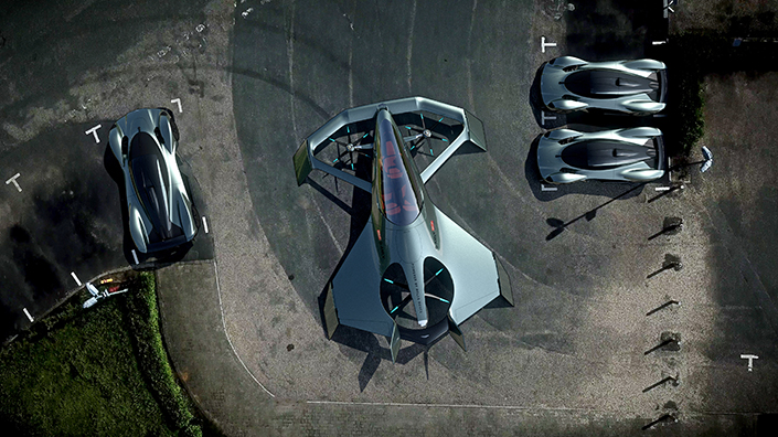 Volante Vision概念车的目标是城市飞行(图片来源:Eleanor Bentall/ Aston Martin)