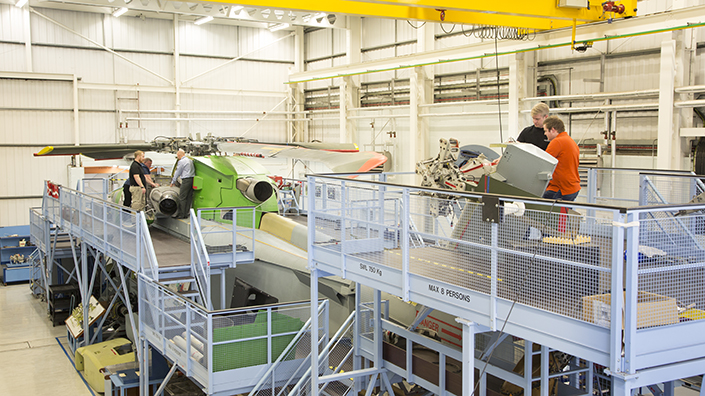 Leonardo has the full range of facilities needed to develop and test rotary-wing aircraft
