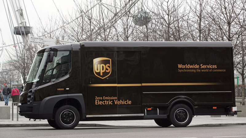 The Modec fully electric vehicle used in London (Credit: UPS)