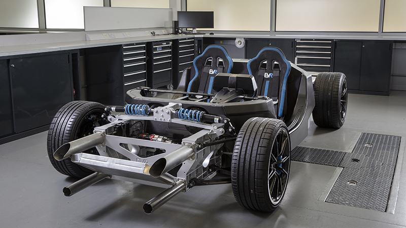 The EVR electric hypercar platform from Williams Advanced Engineering (Credit: Tom Pilston)