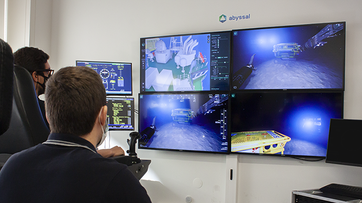 Abyssal's software provides users with a realtime 3D virtual overview of their subsea projects