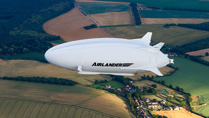 A prototype of the Airlander 10 (Credit: Hybrid Air Vehicles)