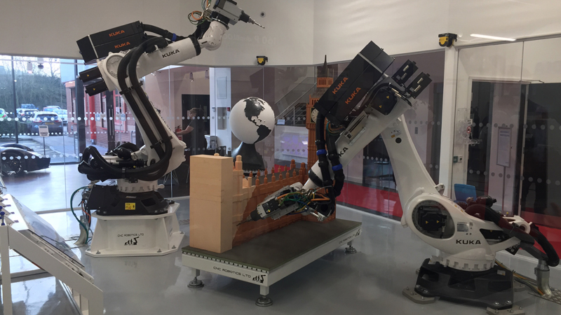 Robotic arms will help bring ideas to life (Credit: Joseph Flaig)
