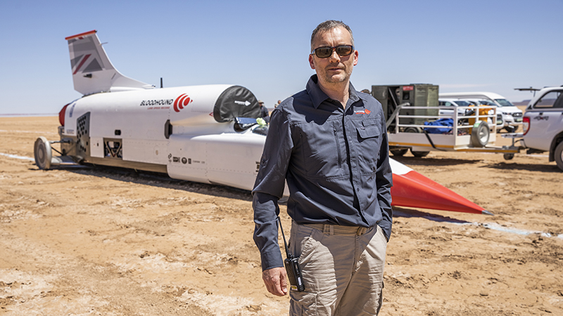 Ian Warhurst rescued the Bloodhound project in the nick of time (Credit: Charlie Sperring)