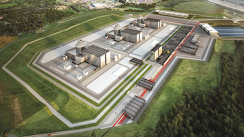 An artist's impression of the Moorside power station (Credit: NuGeneration)