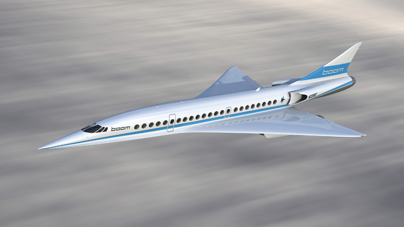 Boom's concept supersonic plane (Credit: Boom)