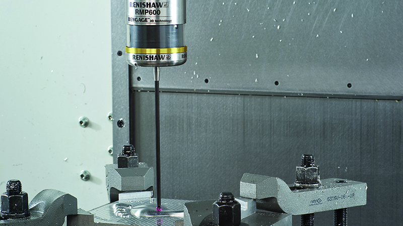 On-machine measurement can prevent the CMM from becoming a bottleneck (Credit: Renishaw)