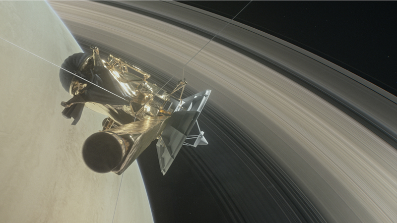 (Artist's impression of Cassini near Saturn. Credit: Nasa)