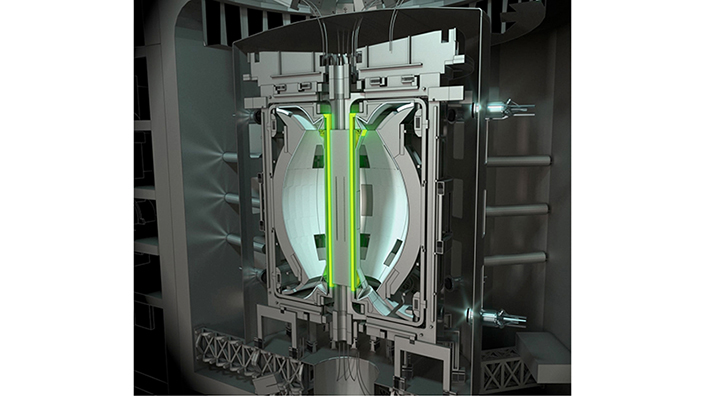 - Figure 1. Illustration of the cross section of the STEP tokamak concept.]