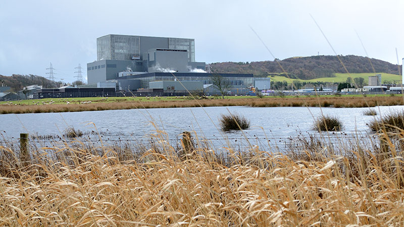Nuclear reactors, such as the one at Hunterston B power station, need to shut down safely in the event of an earthquake (Credit: EDF)