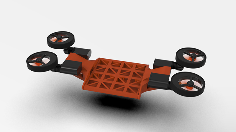 The Cyclopter is a multi-purpose drone