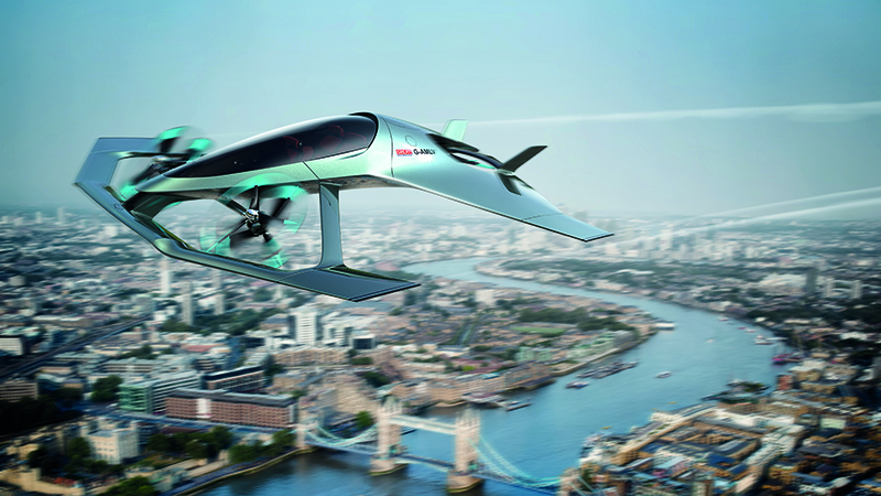 The Volante Vision luxury flying taxi concept (Credit: Eleanor Bentall/ Aston Martin)