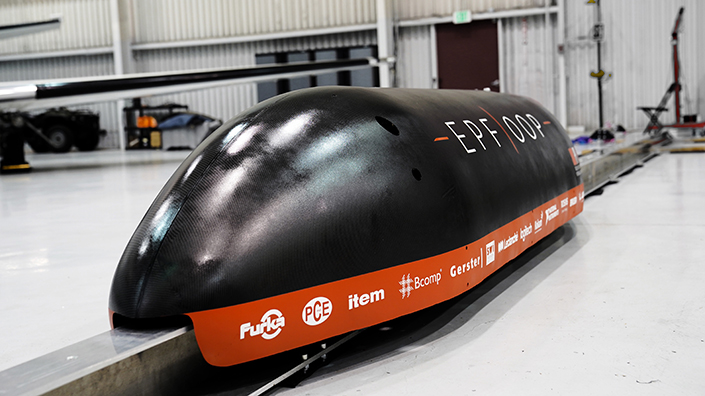 The EPFLoop hyperloop pod design