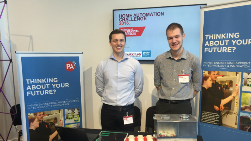 Oliver De Roeck and Callum Franks from PA Consulting's Top Cat team 