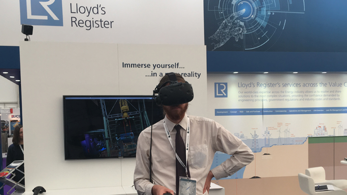 The author tries Lloyd's Register's VR program