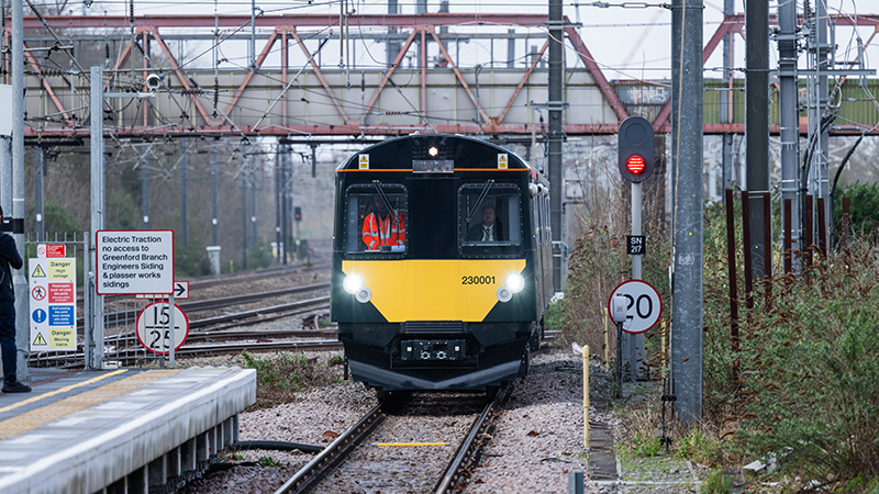 A GWR battery-electric train. The operator recently claimed the UK record for the longest battery-powered journey without recharging