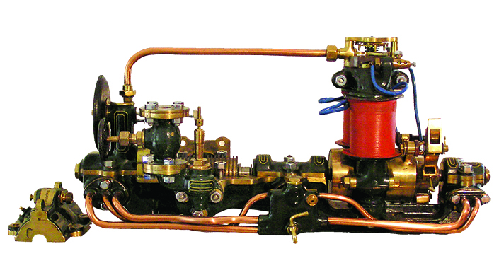 A 5Kw turbogenerator set, made in 1880