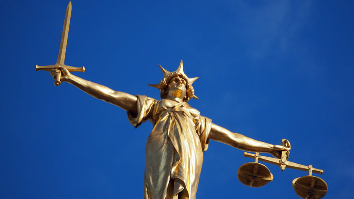 Lady Justice, Old-Bailey. Credit: iStock