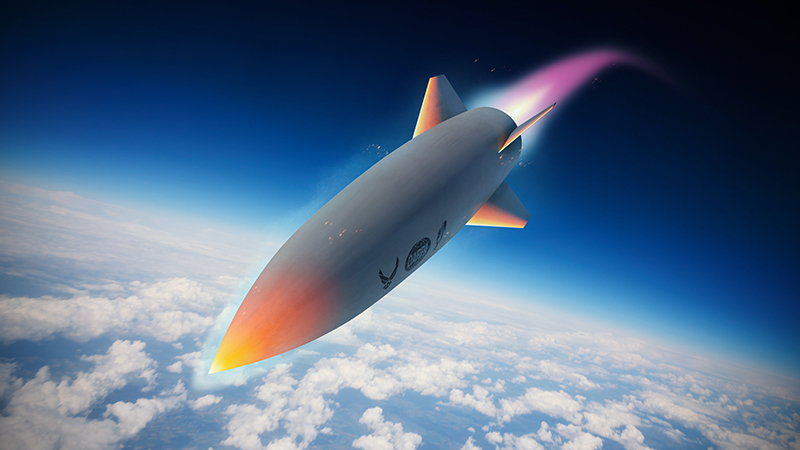 An artist's illustration of the Lockheed Martin Hypersonic Air-breathing Weapon Concept (Credit: Lockheed Martin Aeronautics)