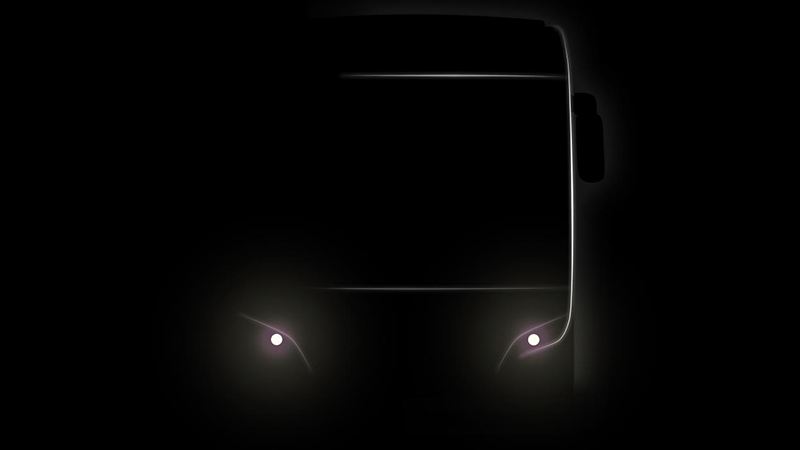 Mellor released a teaser image for the new all-electric bus range (Credit: Mellor)