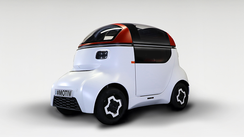 The Motiv is a single-seater autonomous 'platform' 