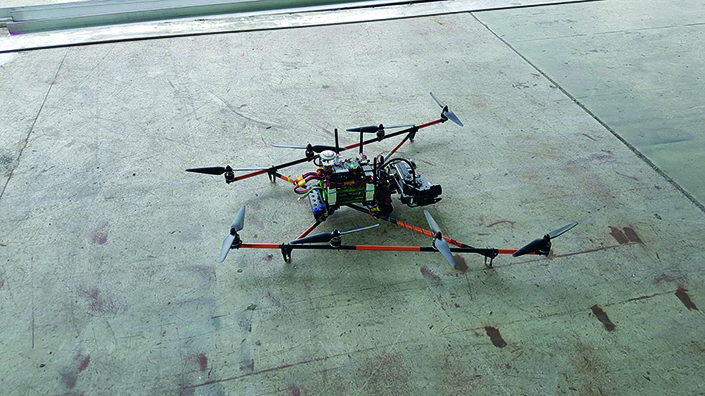 Drones can spot cracks or corrosion in structures faster than people can 