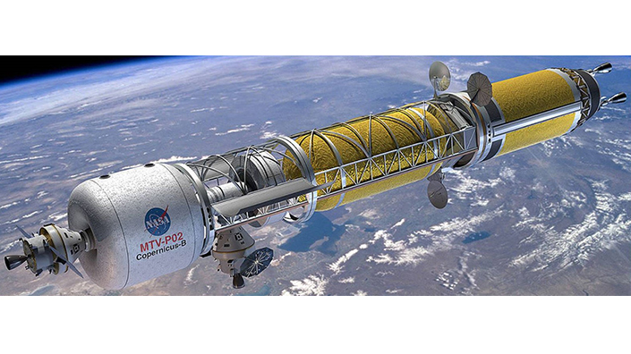 A nuclear rocket designed for missions beyond Mars