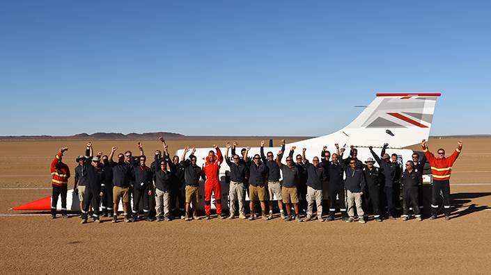 The human endeavour... the Bloodhound team (Credit: Tom McCarthy)