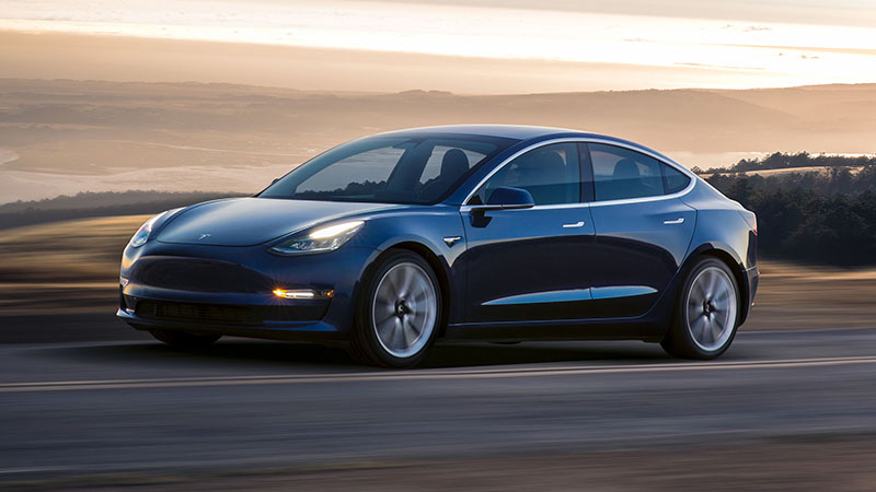 The Tesla Model 3 (Credit: Tesla)