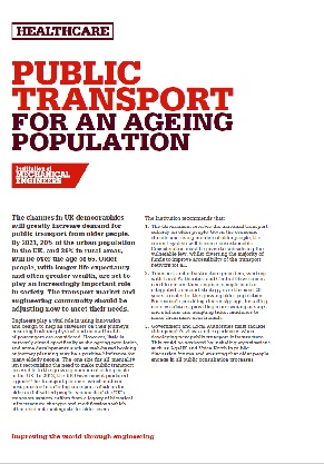 Public Transport for an Ageing Population