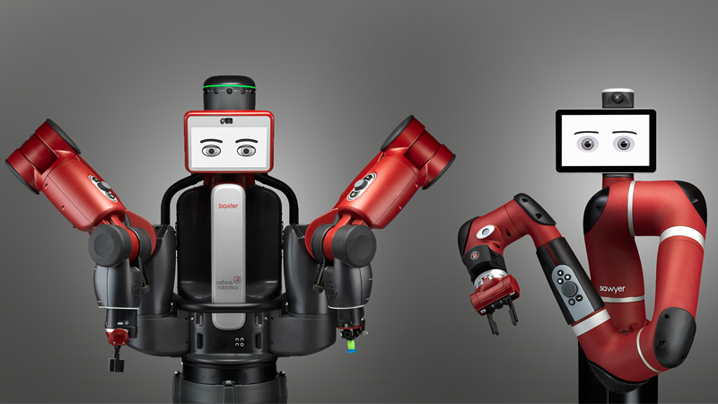 Baxter and Sawyer are two of the most popular collaborative robot models (Credit: Rethink Robotics)