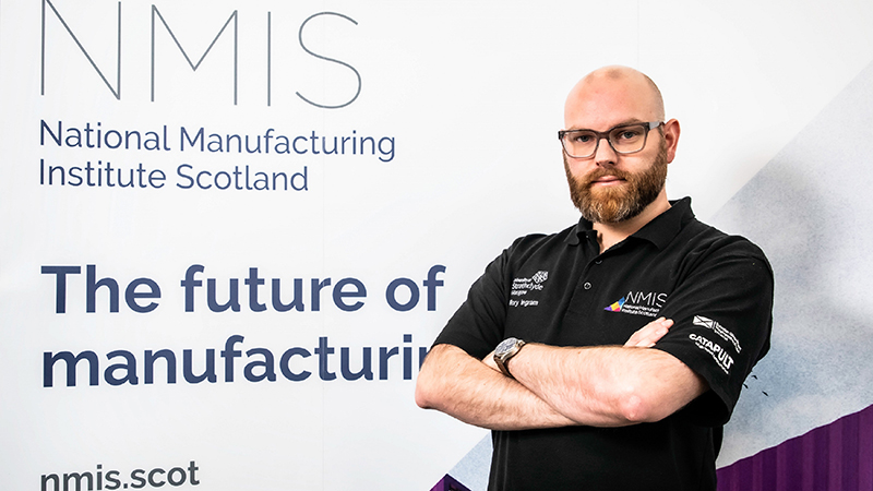Rory Ingram, design engineering team lead at NMIS, operated by the University of Strathclyde
