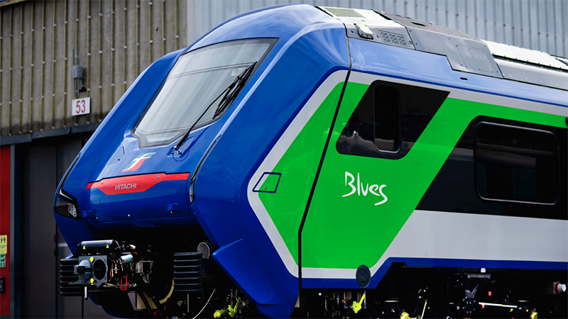 The Hitachi Rail Blues Train will be the first tri-mode fleet to enter service in Europe